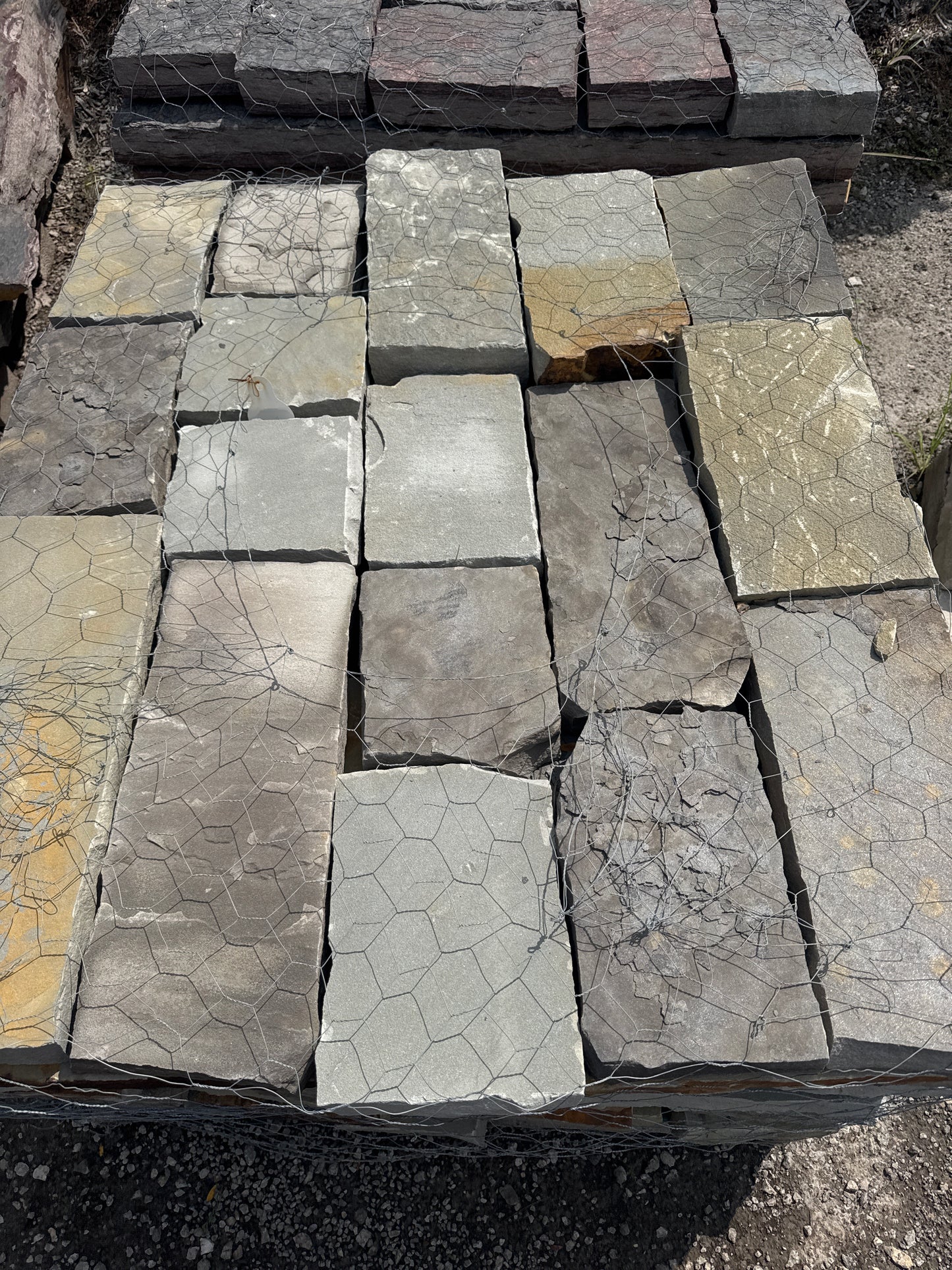 Indian Point Blue 3" Wallstone 8" wide