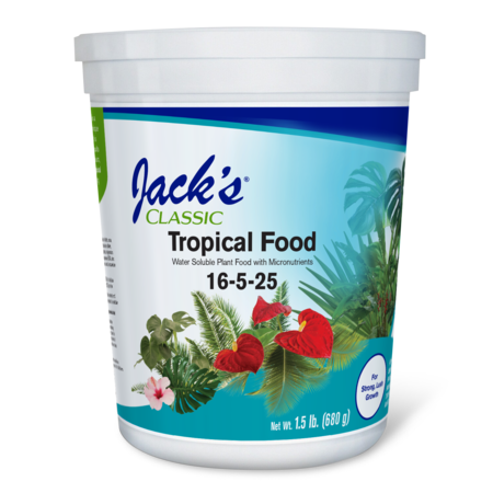 Jacks Classic Tropical Fertilizer 16-5-25 1.5LB Tub