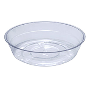 4" Clear Vinyl Plant Saucer
