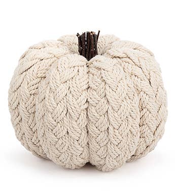 Cable Knit Pumpkin Harvest Style Item #77846