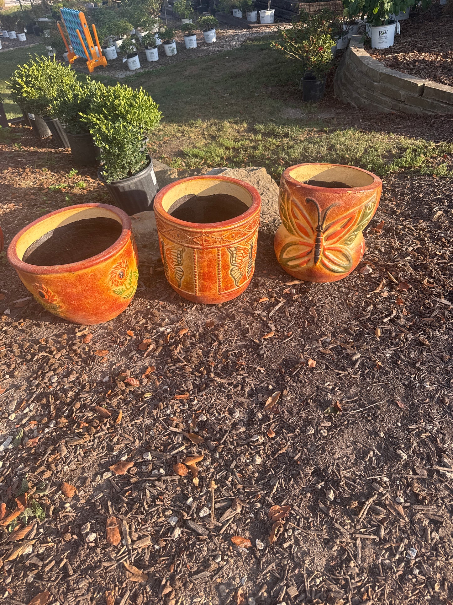 Fall Ceramic Pots