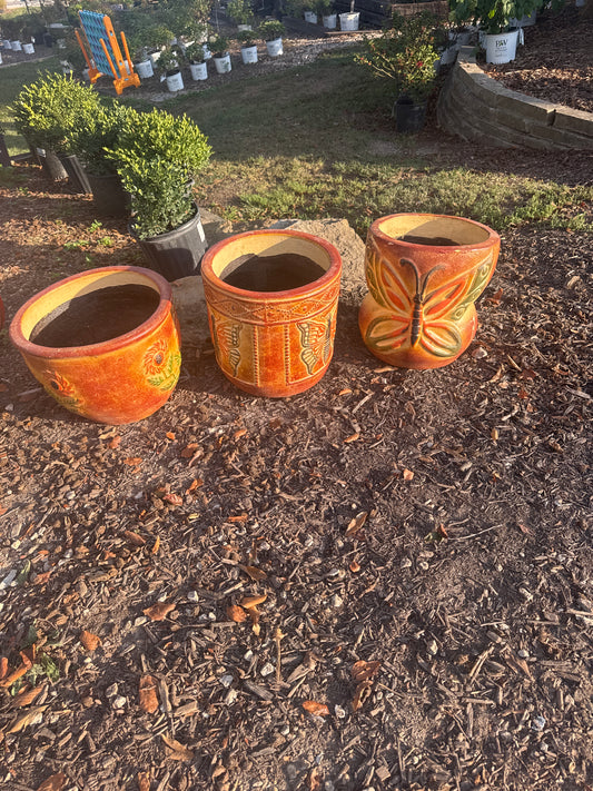 Fall Ceramic Pots