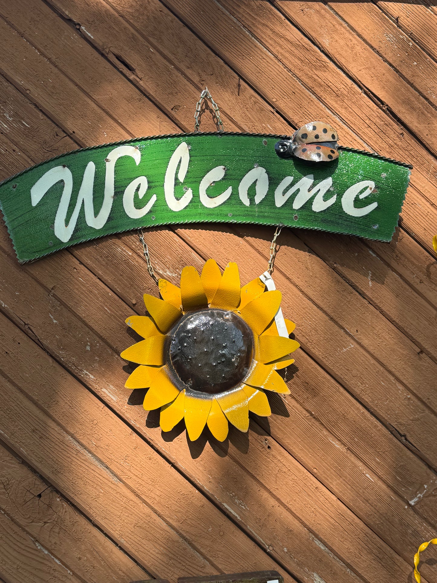Sunflower Welcome Sign