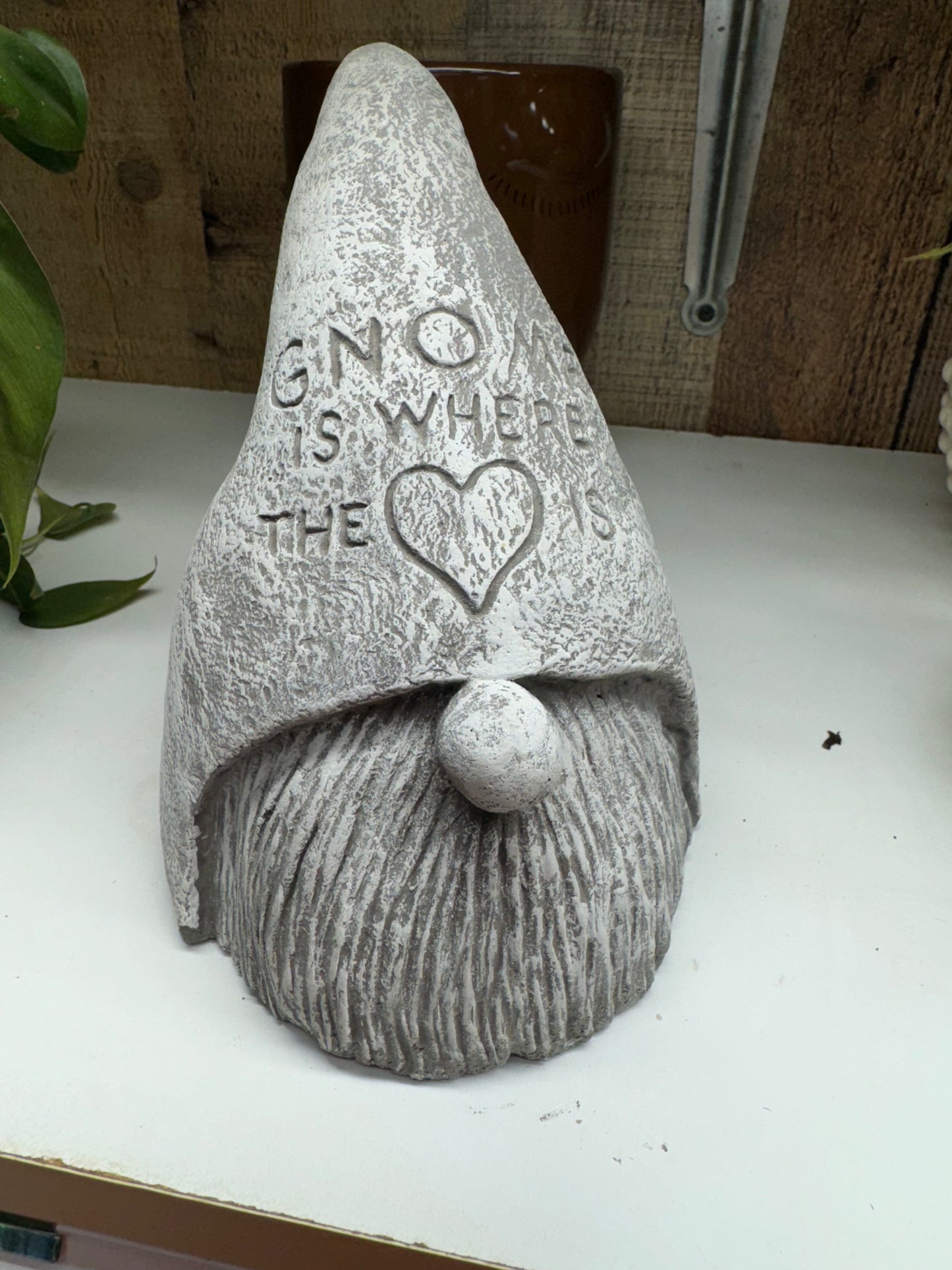 Gnome is Where the Heart Is Concrete Gnome