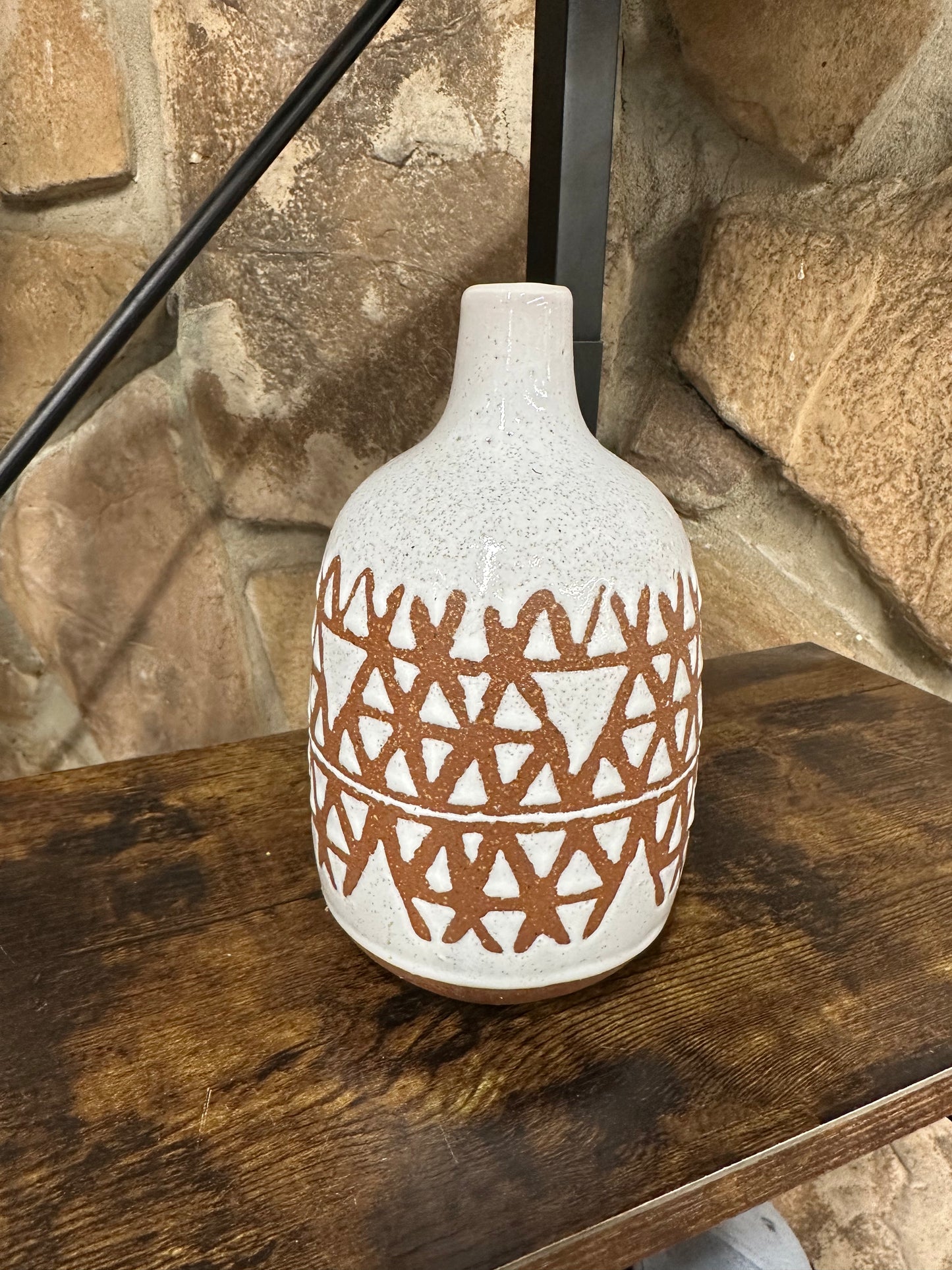Geometric Triangle Vase