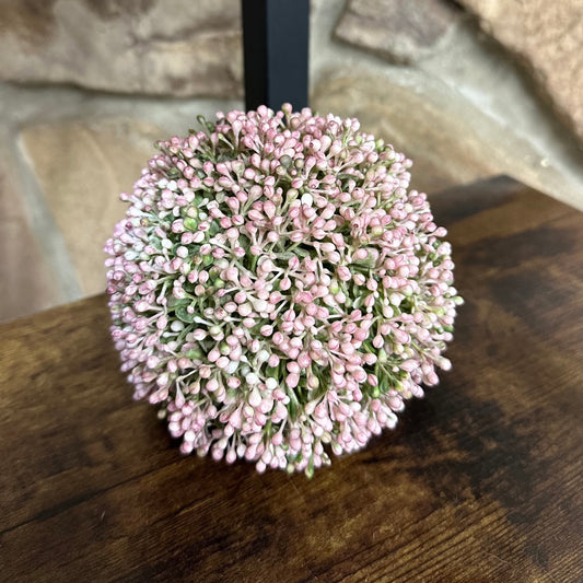 Faux Floral Greenery Ball