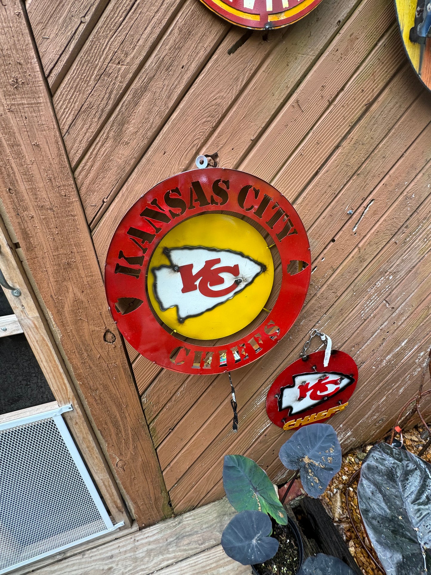 Kansas City Lighted Round Sign