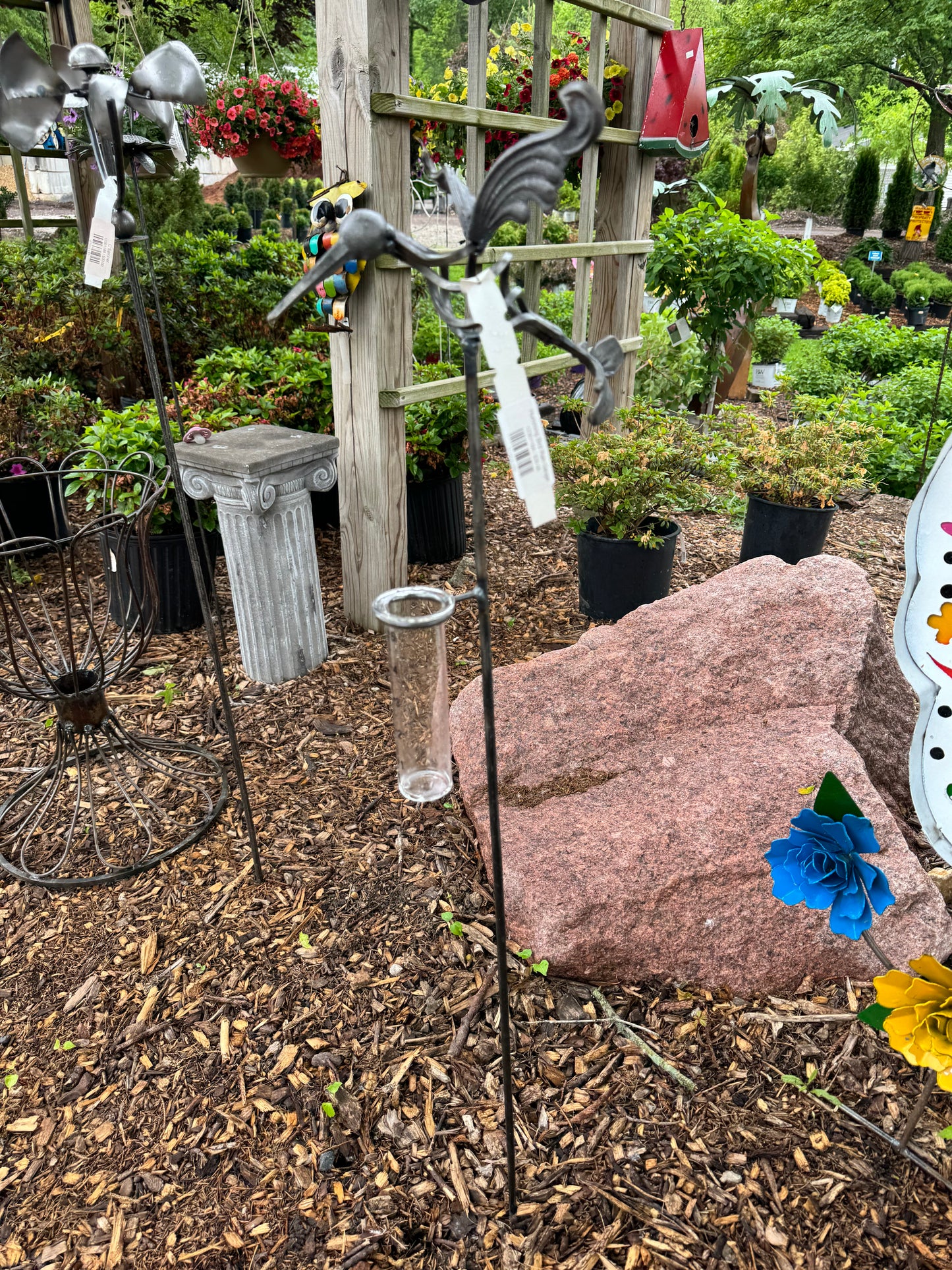 Humming Bird Rain Gauge