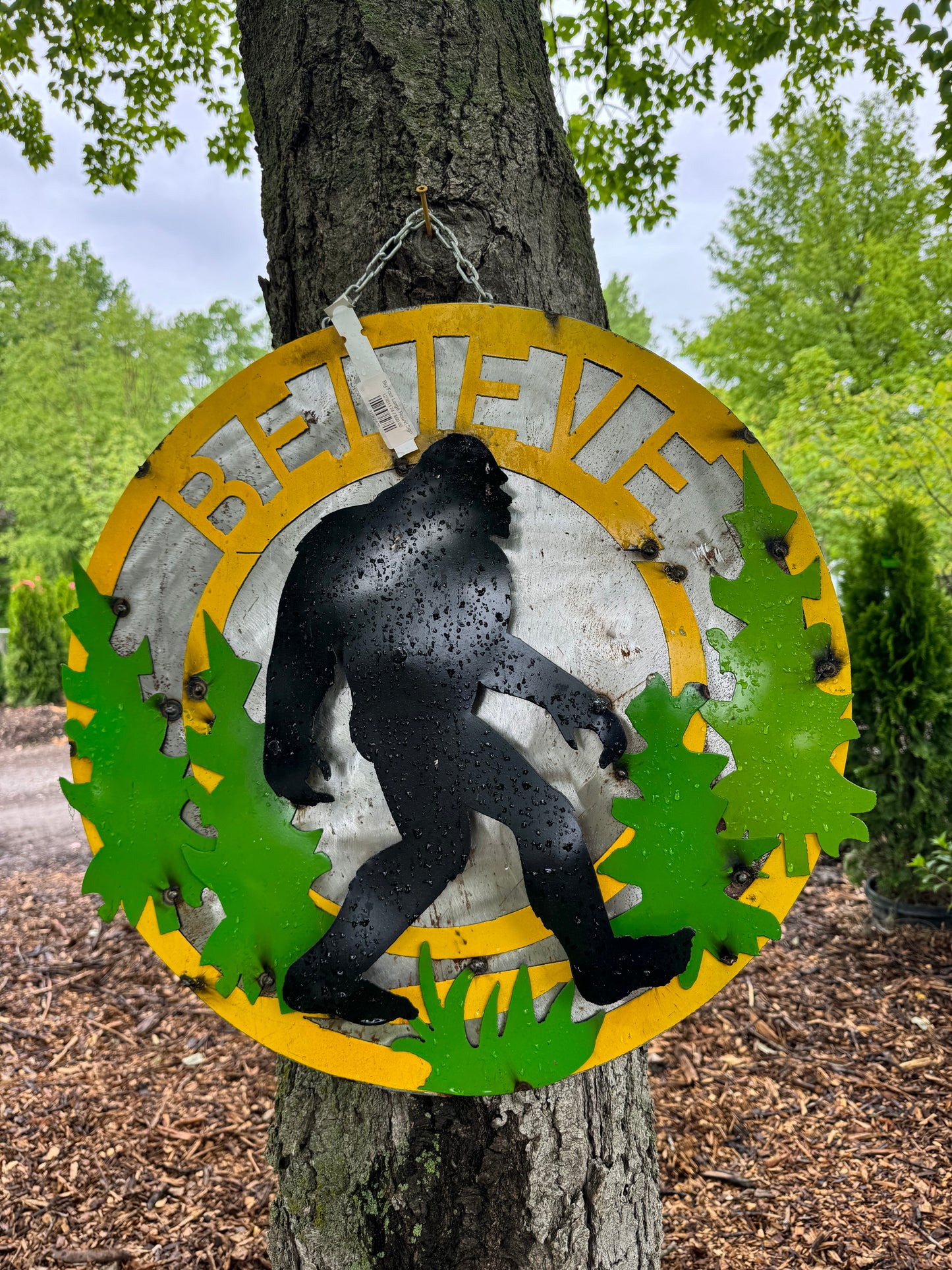 Big Foot Large Round Sign