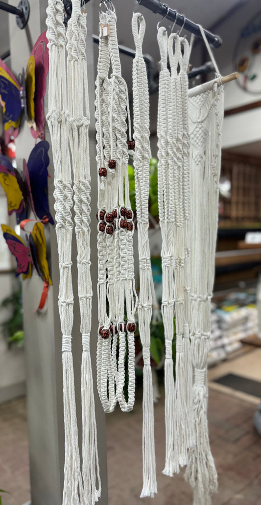 Macrame Plant Hanger- Various Lengths & Designs