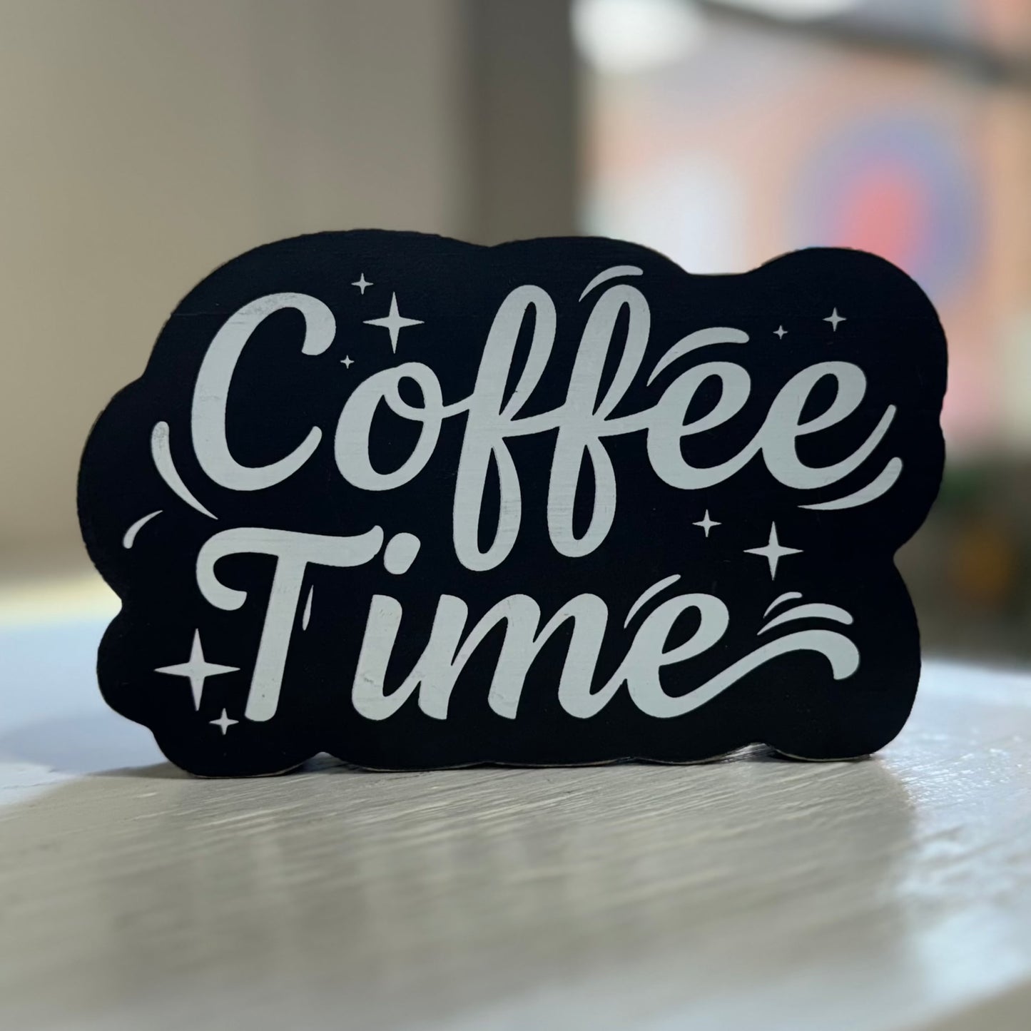 Coffee Wood Cutout Sign