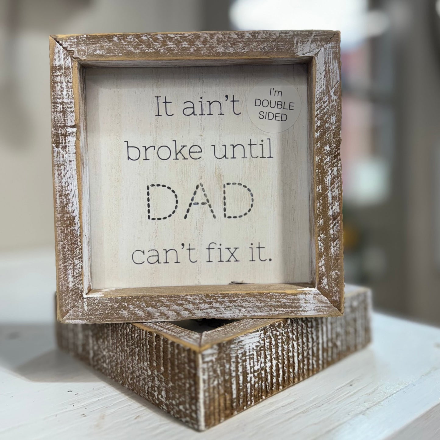Double -Sided Dad Sign