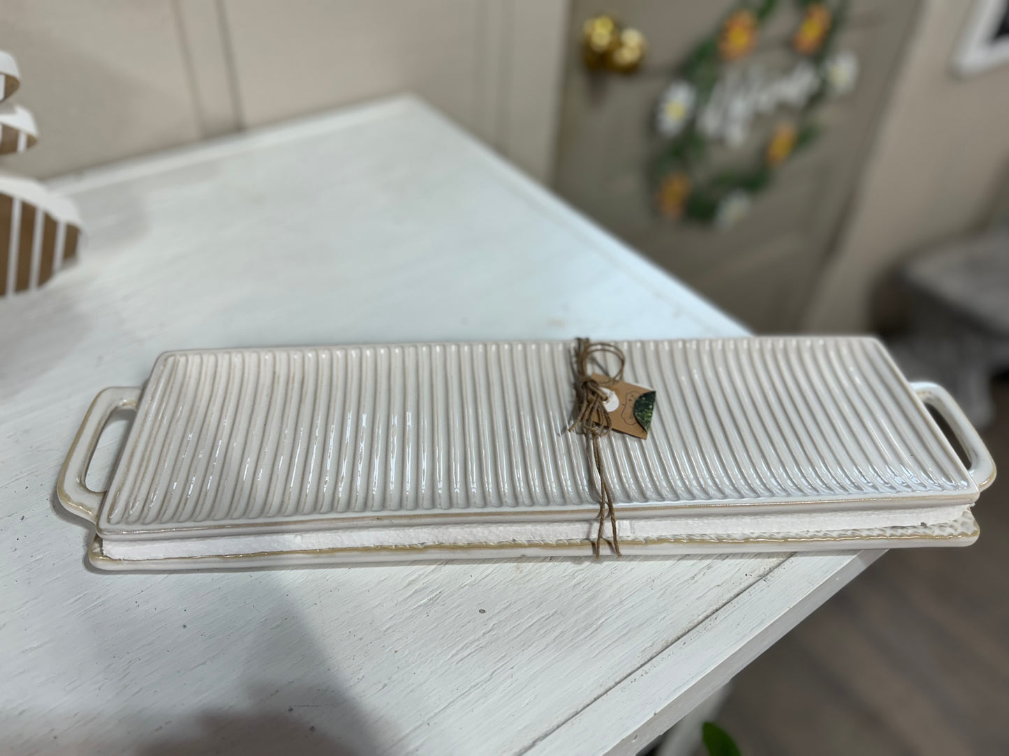 Mudpie Long Nested Stoneware Trays