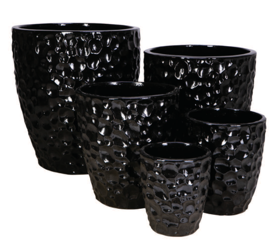 Coral Cone Planter- Black