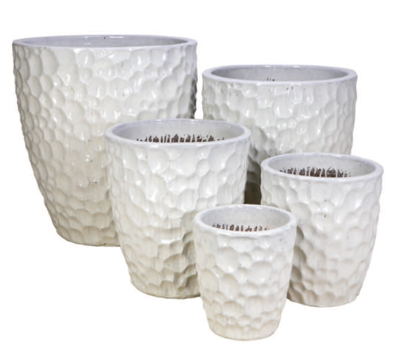 Coral Cone Planter- White