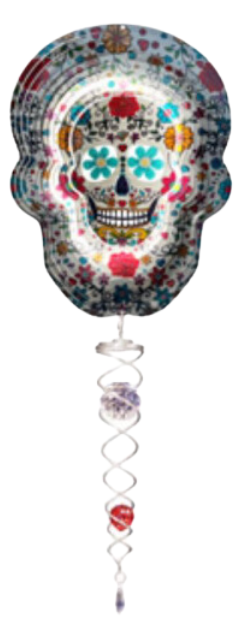 Spinfinity Sugar Skull Wind Spinner