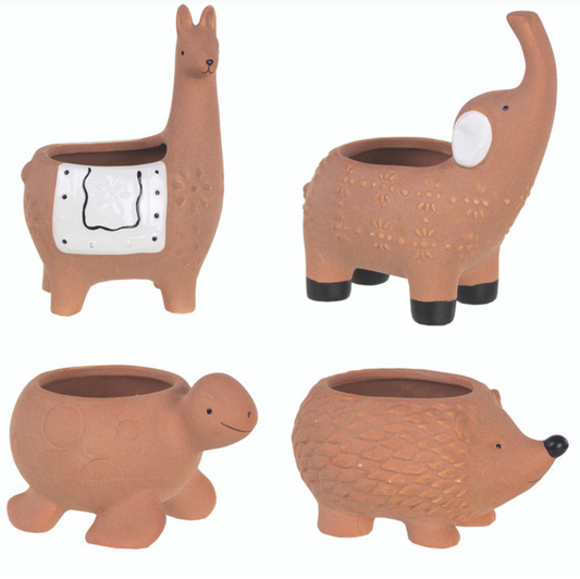 Terracotta Animal Planter