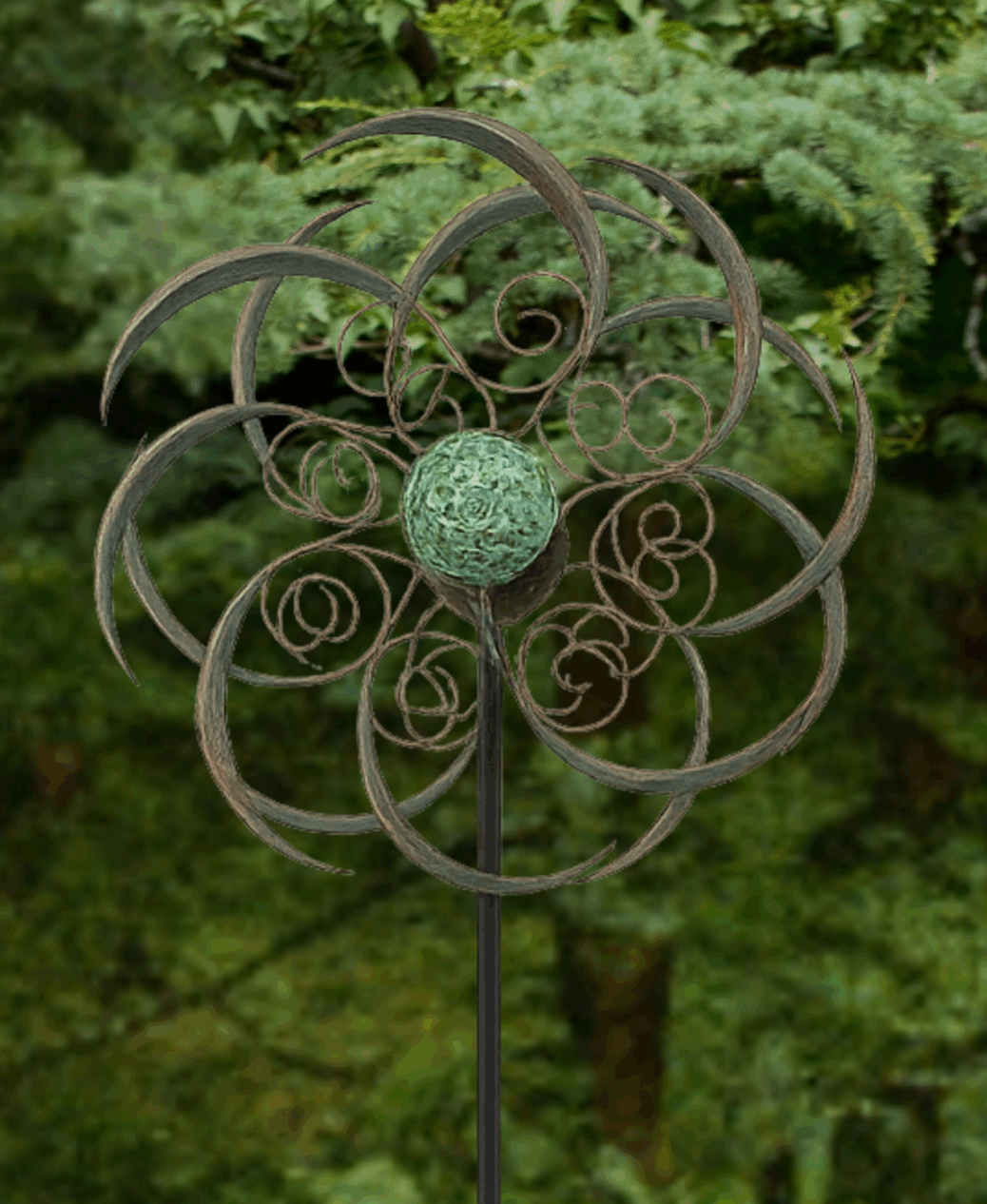FLORAL WIND SPINNER – VERDI GRIS
