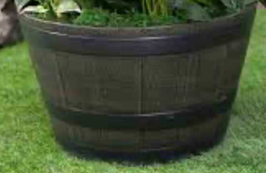 Large Barrel Pot