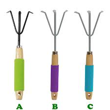 Terra Verde Cultivator W/ Wood Handle And Foam Grip