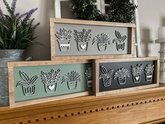Plant Outline - Plant Sign