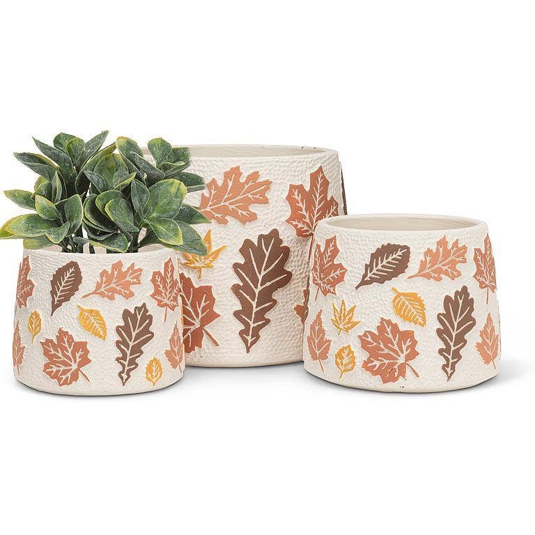 Fall Leaves Planter