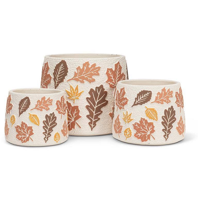 Fall Leaves Planter