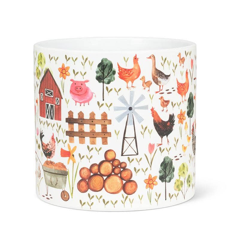 Large Farmyard Planter-6.5"D