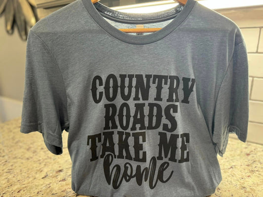 Country Roads Take Me Home Women's T-Shirt