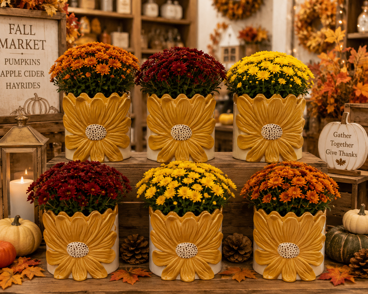 Sunflower  Planter  Fall Item # 77870
