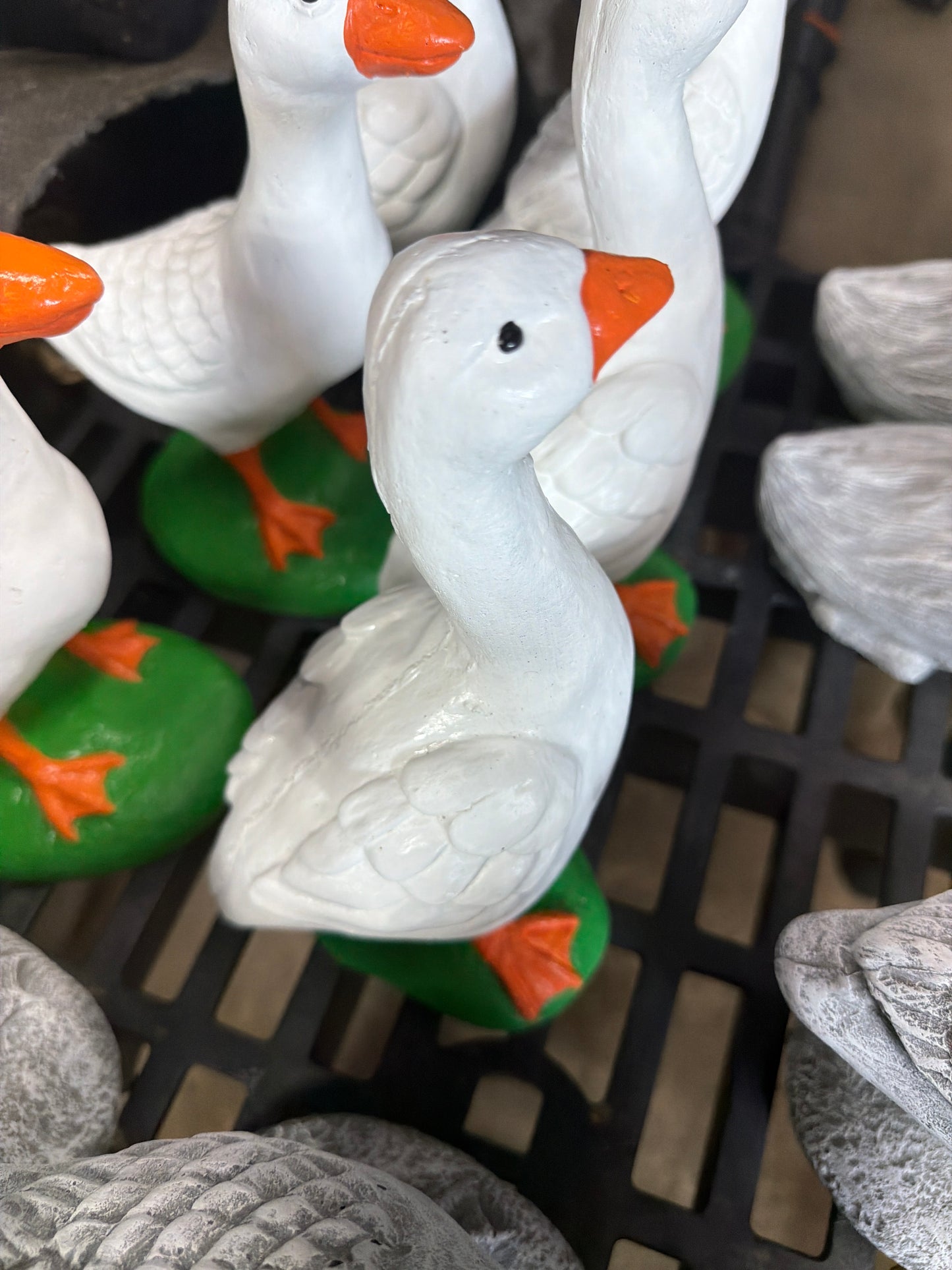 10" Desk Goose Painted