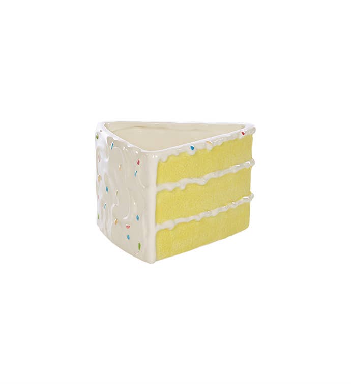 Cake Slice Planter  - Party - Celebration - Item #16655