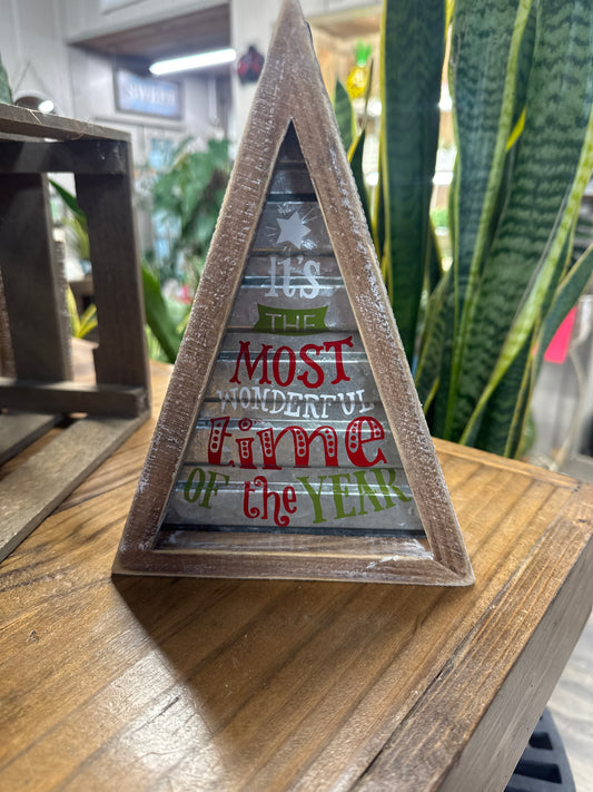 Wood/metal Tree Hanger