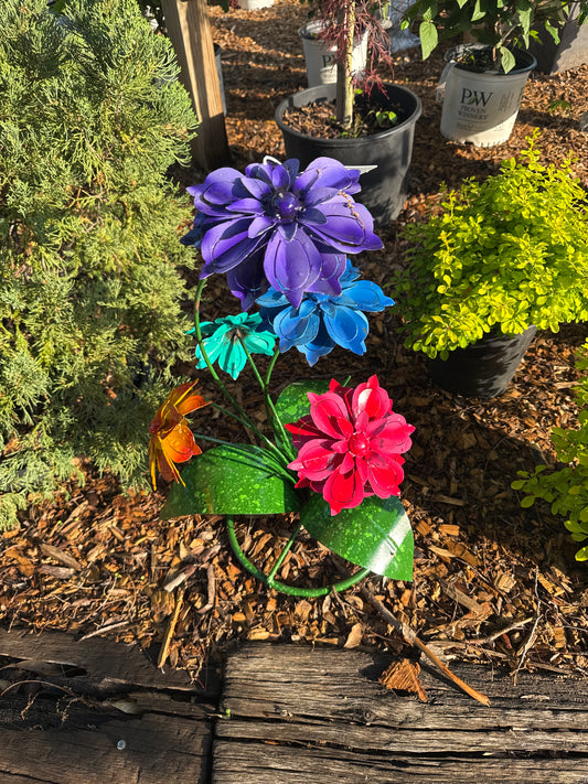 Bright Metal Gardenia Bunch