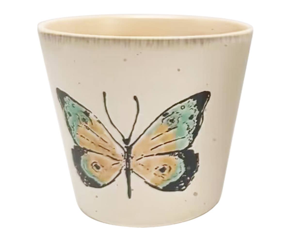FARLEY BUTTERFLY 4" PLANTER Nested with 79107,79108