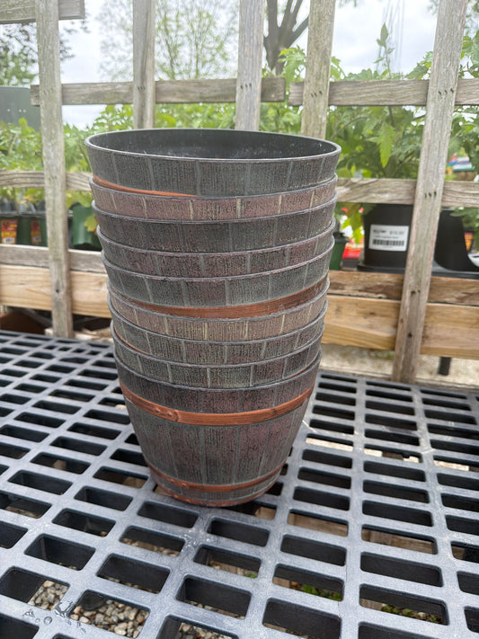 Small Barrel Pot