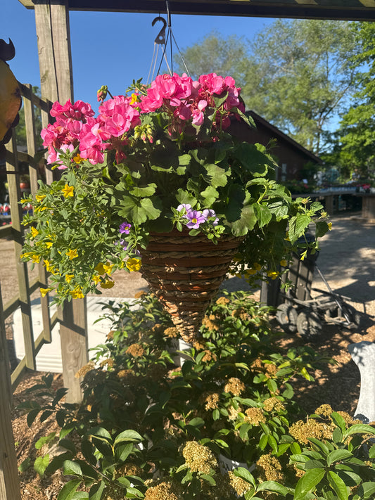 14" Hanging Basket Cone Rope