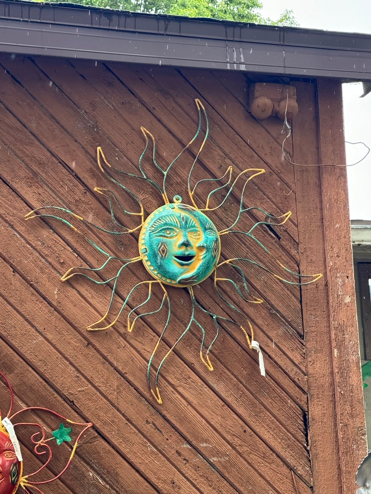 Metal Clay Sun Large