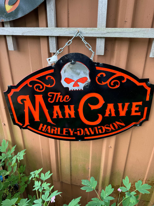 Man Cave Harley Davidson sign