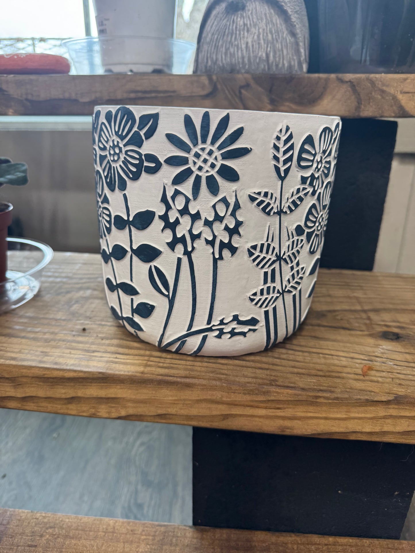Ceramic Container Pot (Large)