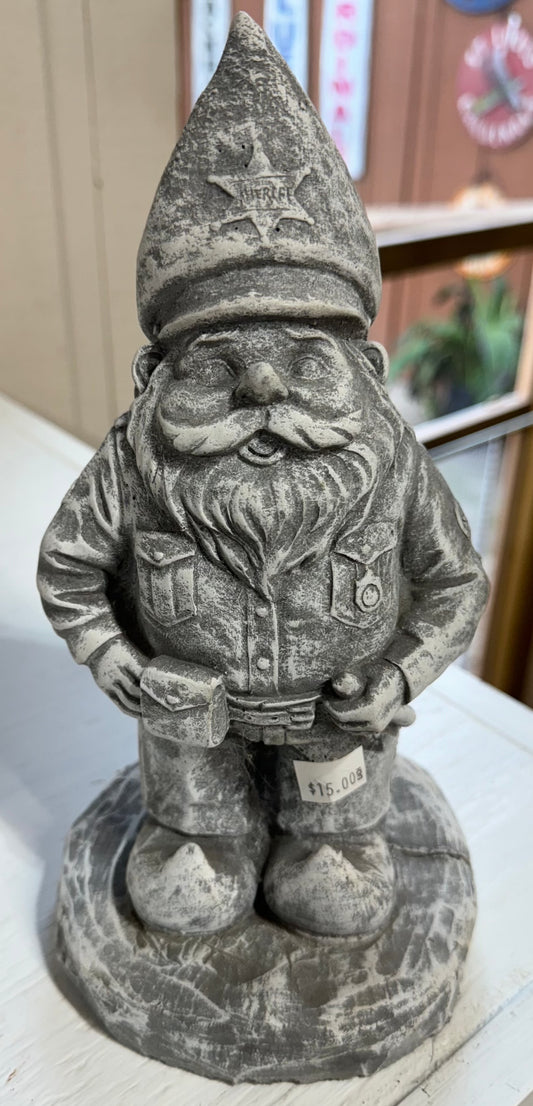 Concrete Sheriff Gnome