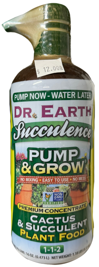 Dr. Earth Pump & Grow Cactus & Succulent Food.
