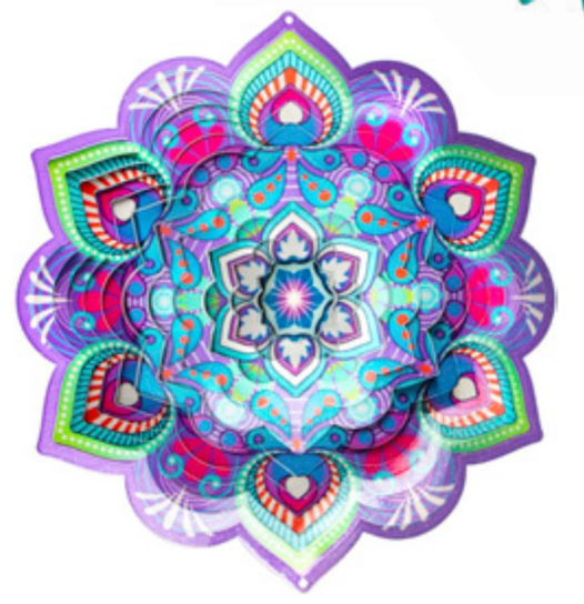 Spinfinity Mandala Lotus Wind Spinner