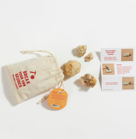 BREAK YOUR OWN GEODES BAG