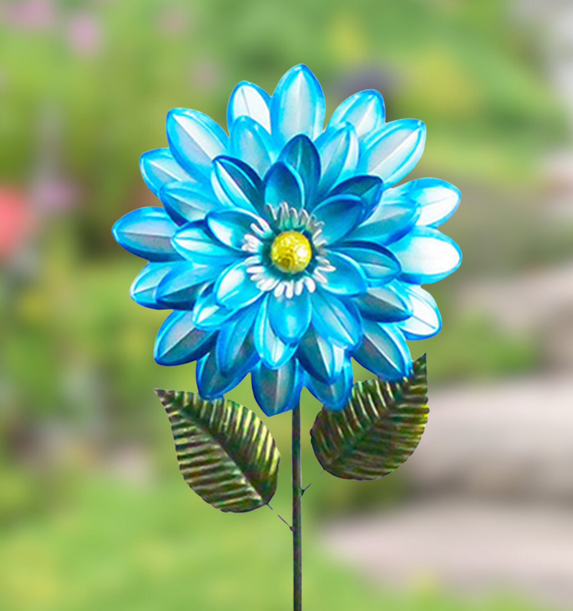 BLUE DAHLIA GARDEN STAKE