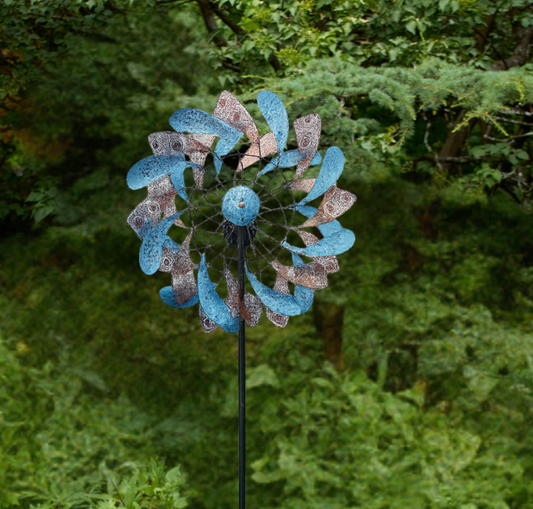 WAVES WIND SPINNER – BLUE & BRONZE