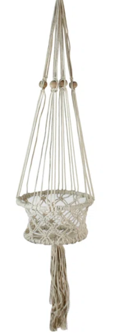 Macrame Plant Hangers- Ivory