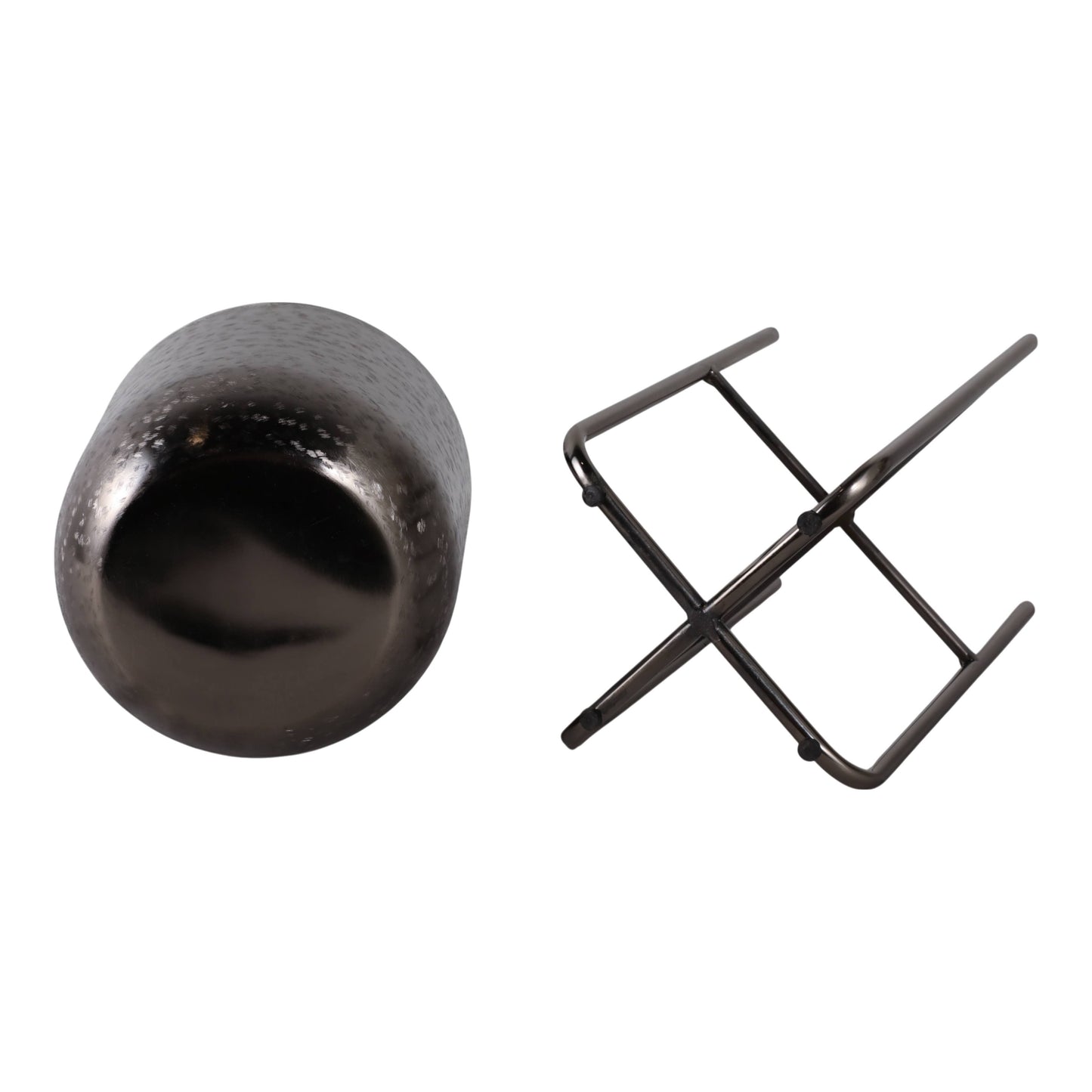Metal Etched Stand Planters - Black, 7/9/10 in.