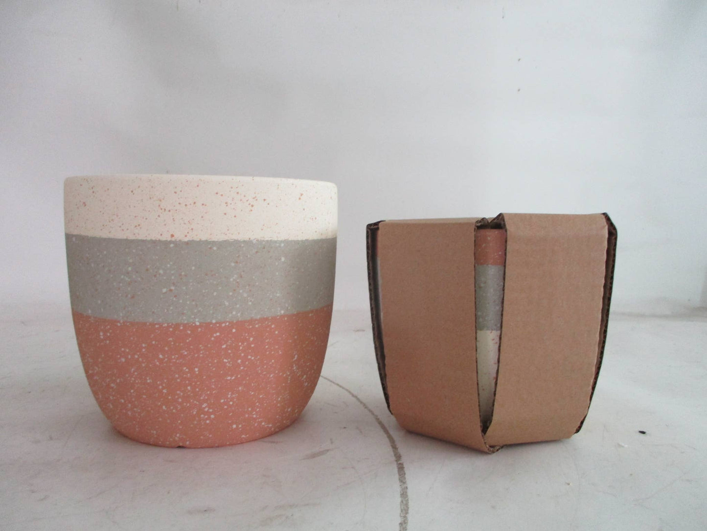 NATURAL LINES PLANTER, 6.69" NESTED WITH 80281