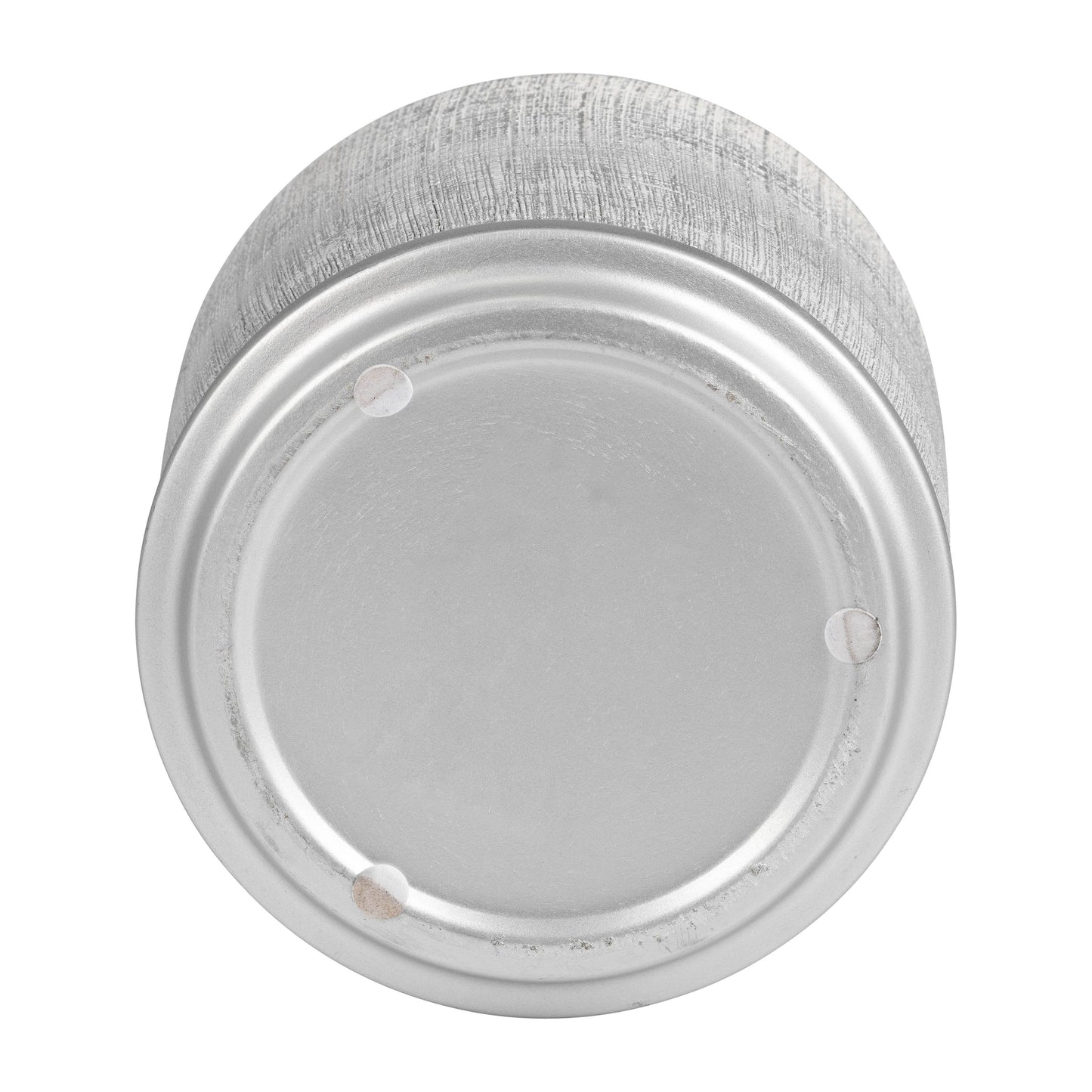 Silver Ceramic Textured Saucer Planters, 5/6 in.